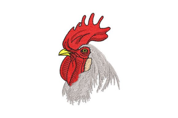 Angry Rooster Face Embroidery Designs Review