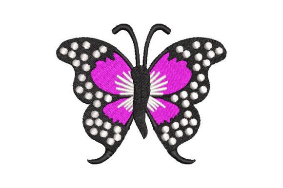 Black Butterfly with Purple Embroidery: A Designer's Review