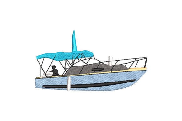 Boat Embroidery Designs for Seasonal Holiday Creations