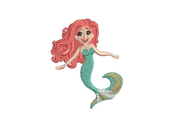 Cartoon Mermaid Embroidery Design Review
