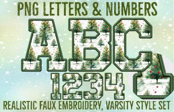Christmas Faux Embroidery Sport Letters Review