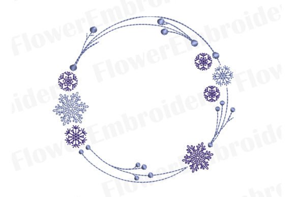 Christmas Wreath Machine Embroidery Review