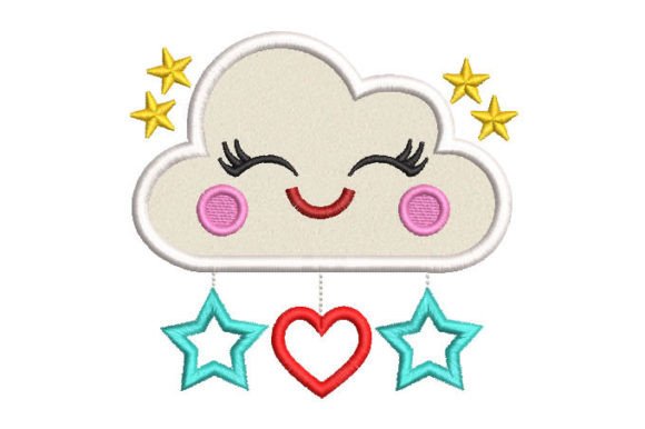 Cloud with Stars Embroidery Design Review