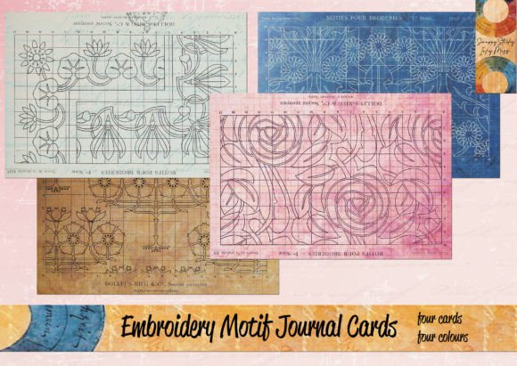 French Embroidery Journal Cards Tags Review