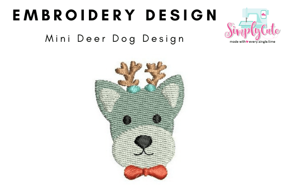Mini Deer Dog Embroidery Design Review